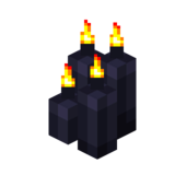 Четыре чёрные свечи (горящие).png